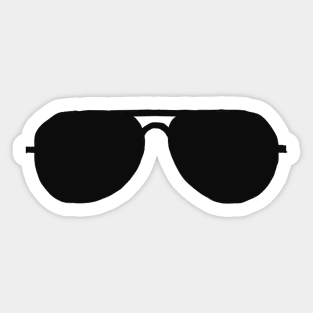 Black Sunglasses Sticker